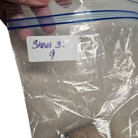 Vertundy Fully Fur-Lined Black Leather Loafers With Gold Buckle Detail Size 6.5 - Picture 10 of 10